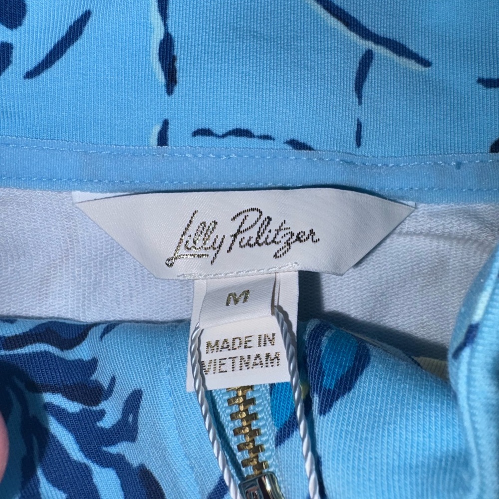 Lilly Pulitzer Skipper Popover Breakers Beach NWT - Picture 3 of 6